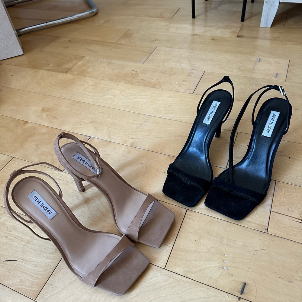 Steve Madden open toe heels